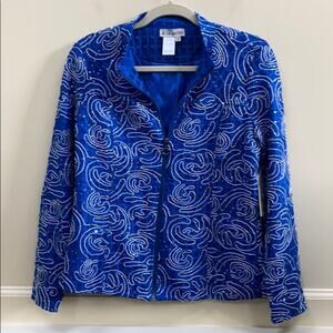A la carte by Sharon Young S NWT blue jacket.